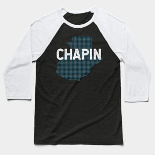 Chapin - Guatemalan flag Baseball T-Shirt